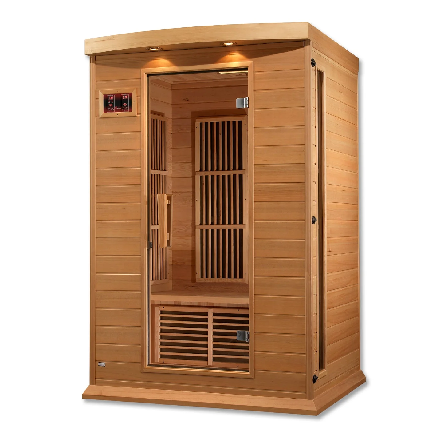 New 2026 MX-K206-01 Maxxus Low EMF FAR Infrared Sauna Canadian Hemlock - Image 2