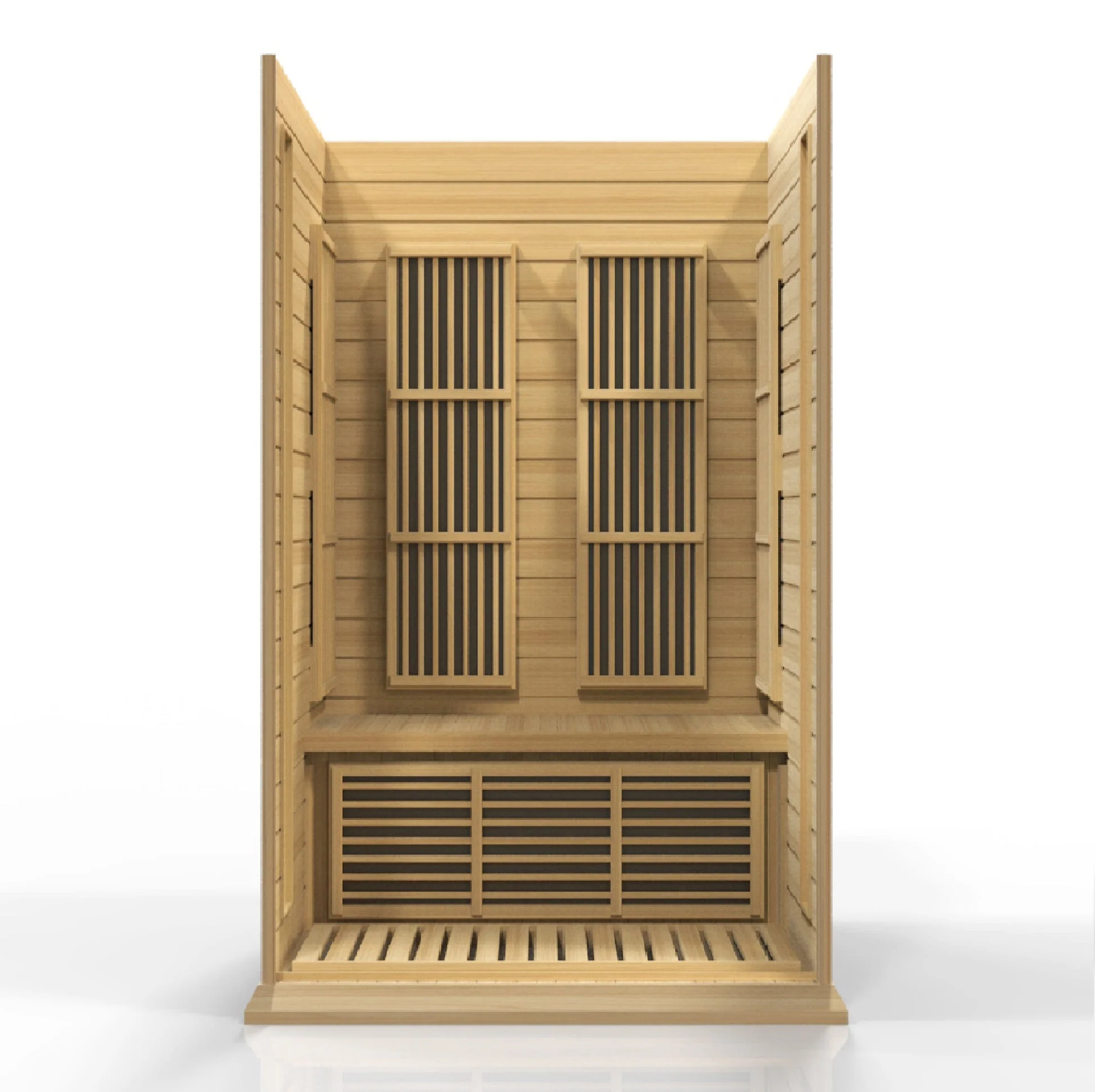 New 2026 MX-K206-01 Maxxus Low EMF FAR Infrared Sauna Canadian Hemlock - Image 5