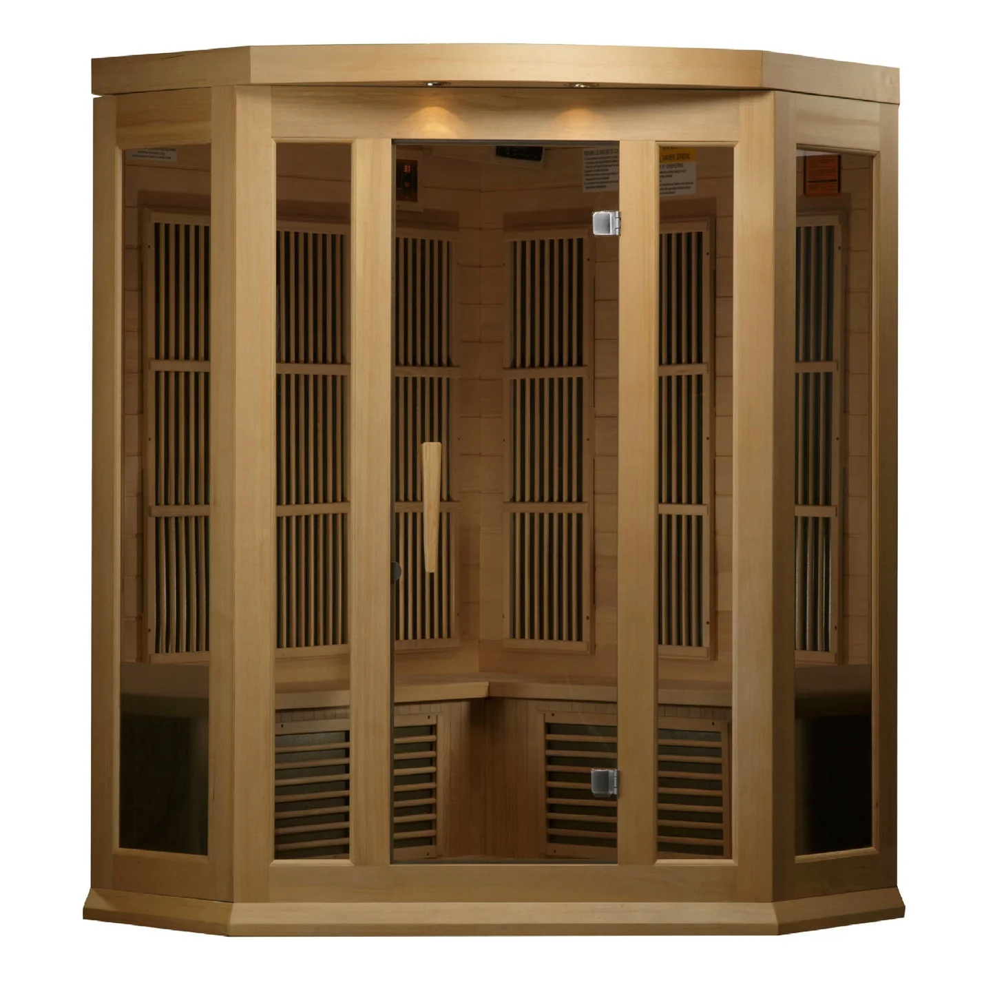 New 2026 MX-K356-01 Maxxus Low EMF FAR Infrared Sauna Canadian Hemlock - Image 3
