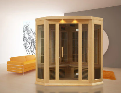 New 2026 MX-K356-01 Maxxus Low EMF FAR Infrared Sauna Canadian Hemlock - Image 9