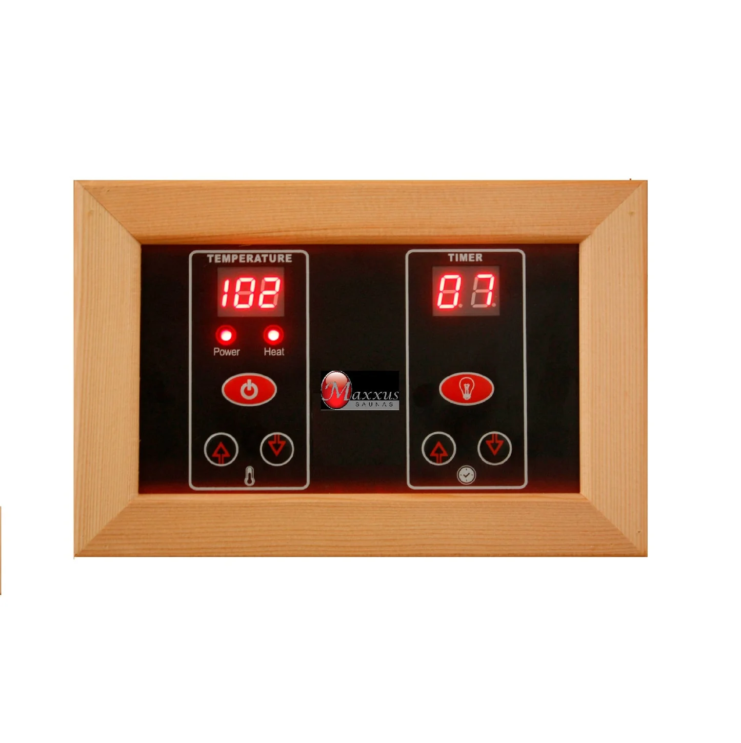 New 2026 MX-K406-01 Maxxus Low EMF FAR Infrared Sauna Canadian Hemlock - Image 7