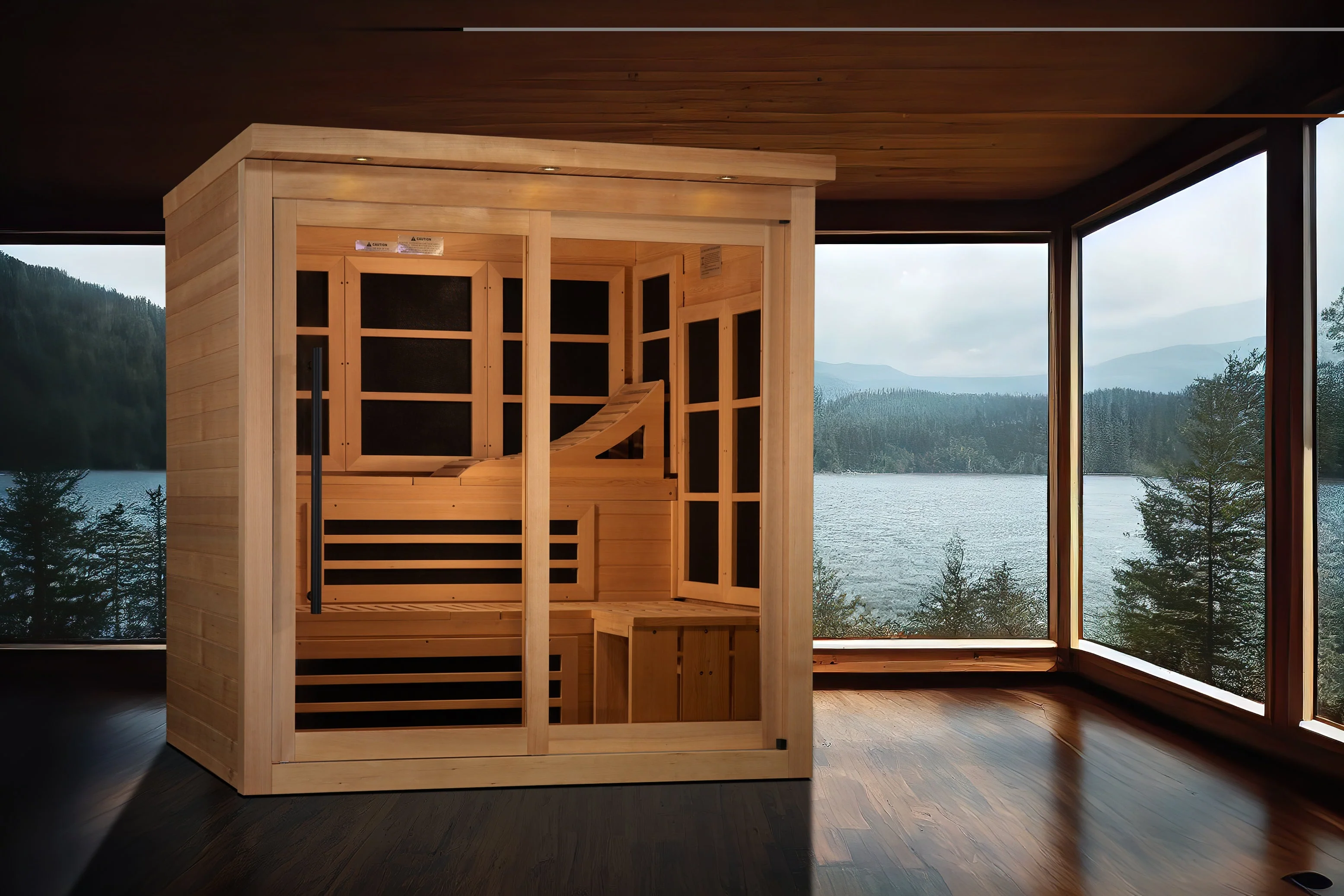 New 2026 GDI-6996-02 Near Zero EMF Far Infrared Sauna - Image 4