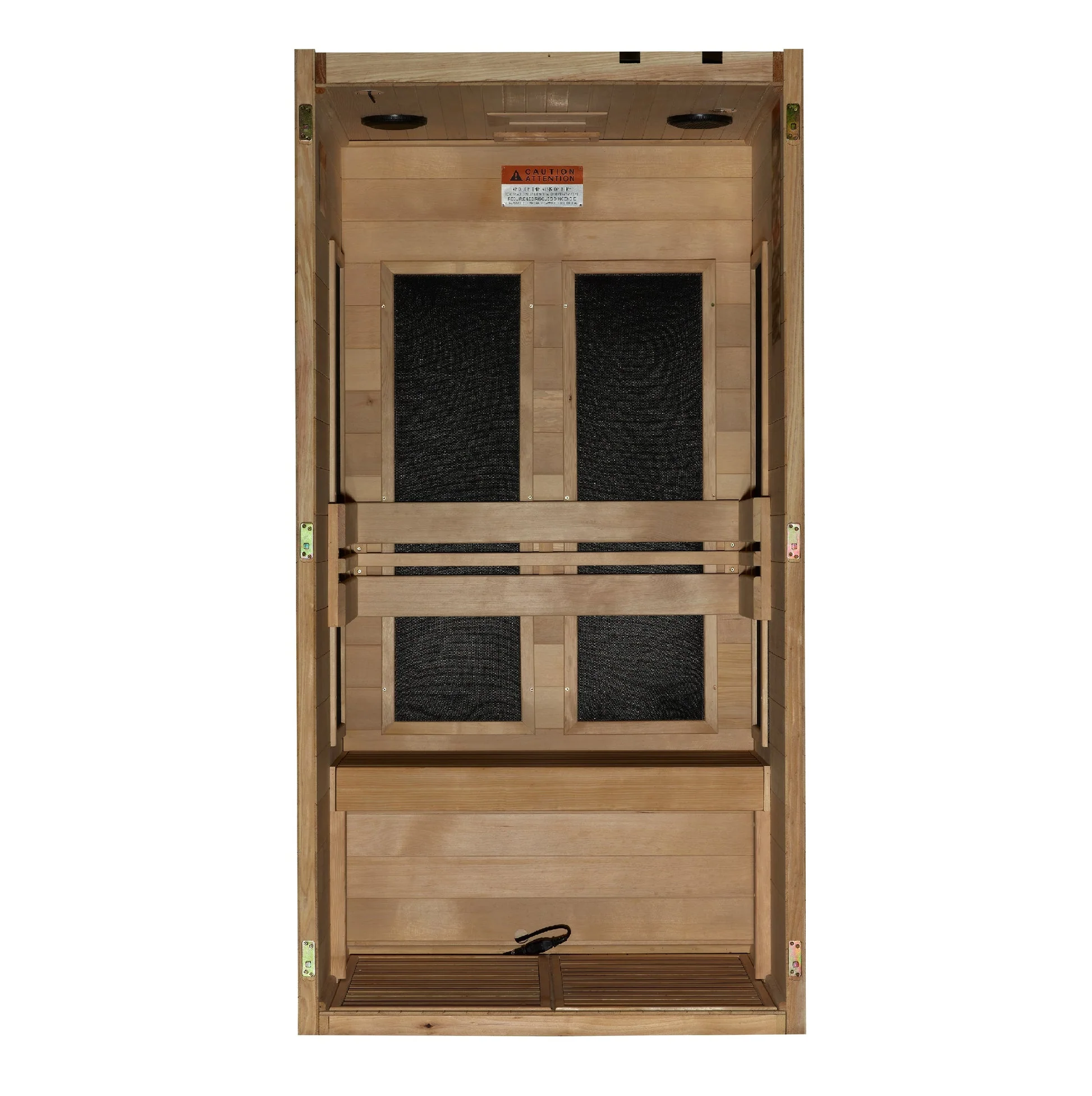New 2026 S-Line MX-S106-01 Maxxus Low EMF FAR Infrared Sauna Canadian Hemlock - Image 2