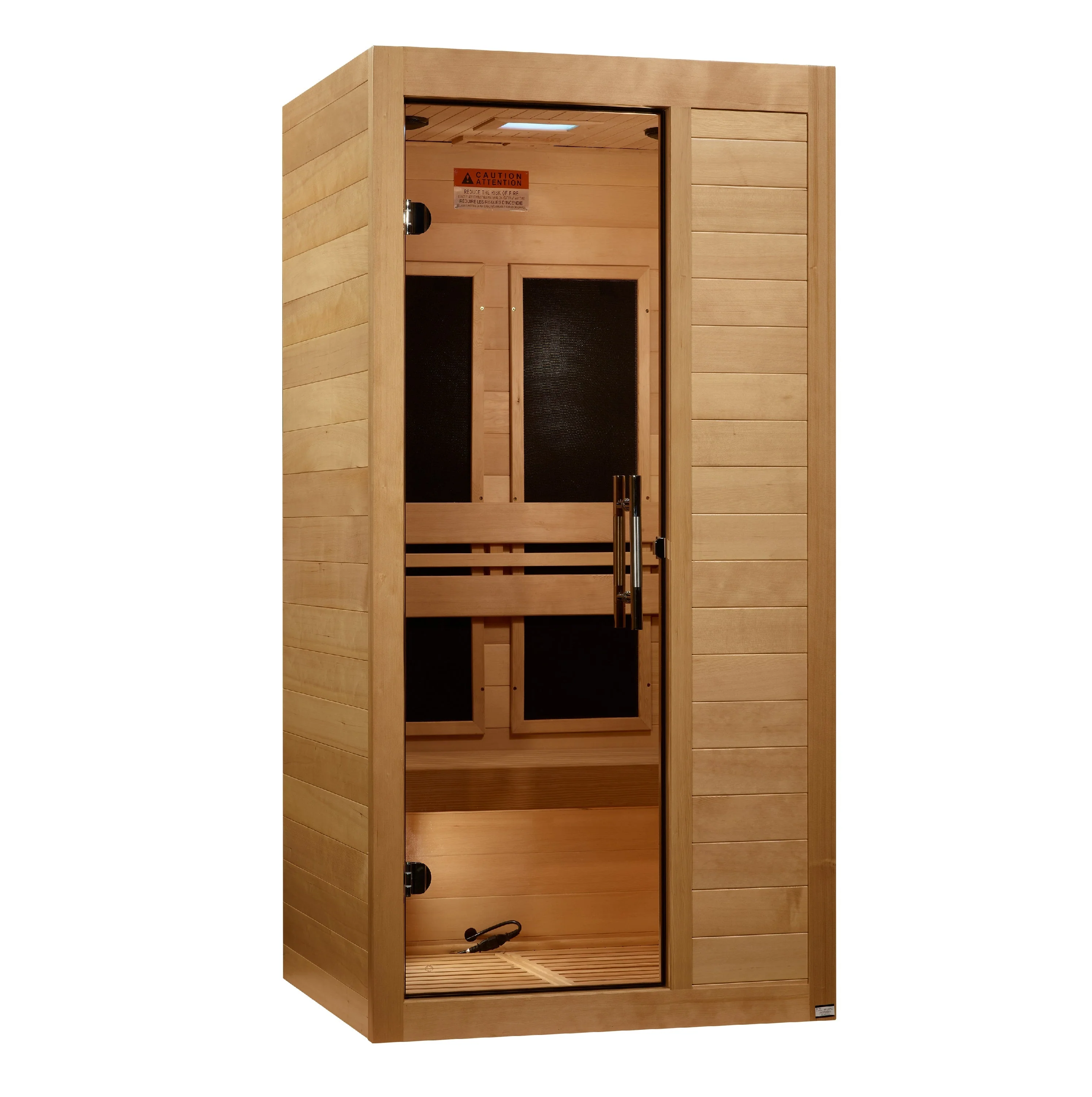 New 2026 S-Line MX-S106-01 Maxxus Ultra Low EMF FAR Infrared Sauna Canadian Hemlock - Image 6