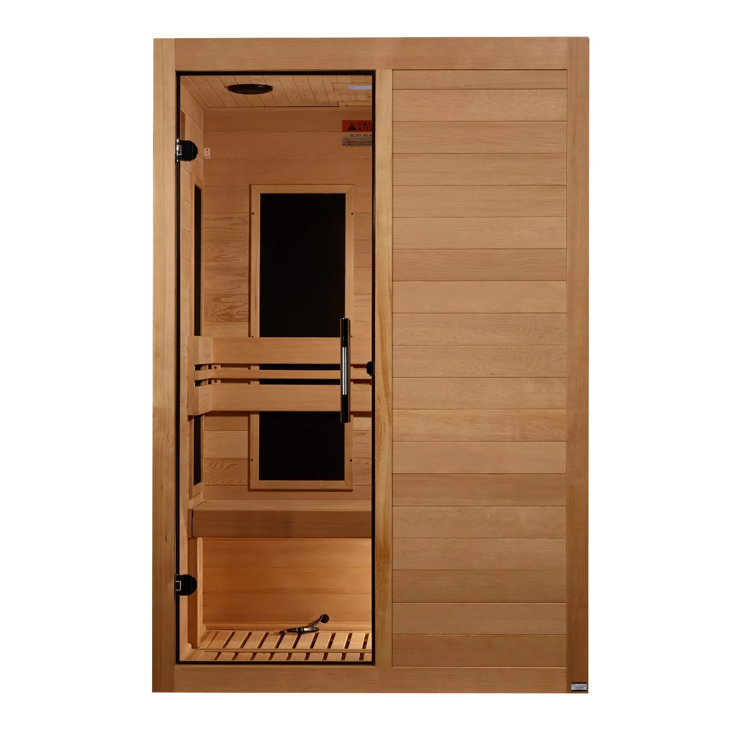New 2026 S-Line MX-S206-01 Maxxus Low EMF FAR Infrared Sauna Canadian Hemlock - Image 2