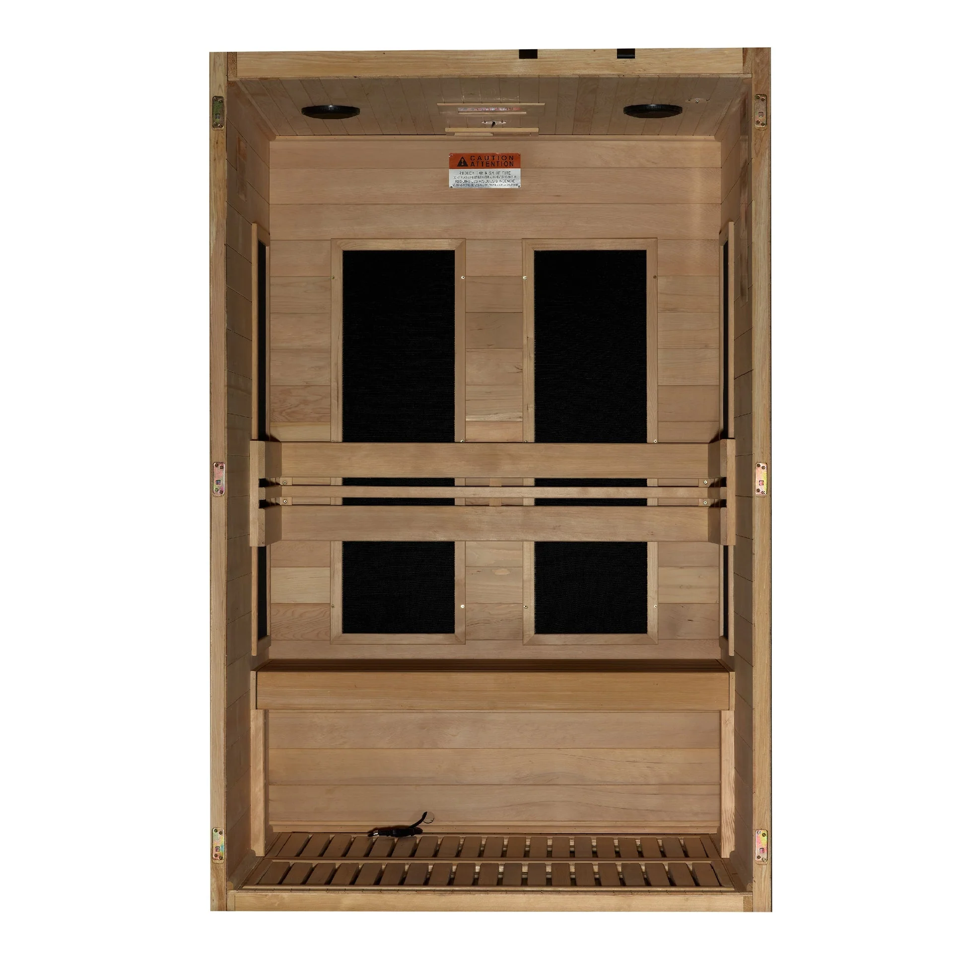 New 2026 S-Line MX-S206-01 Maxxus Low EMF FAR Infrared Sauna Canadian Hemlock - Image 4