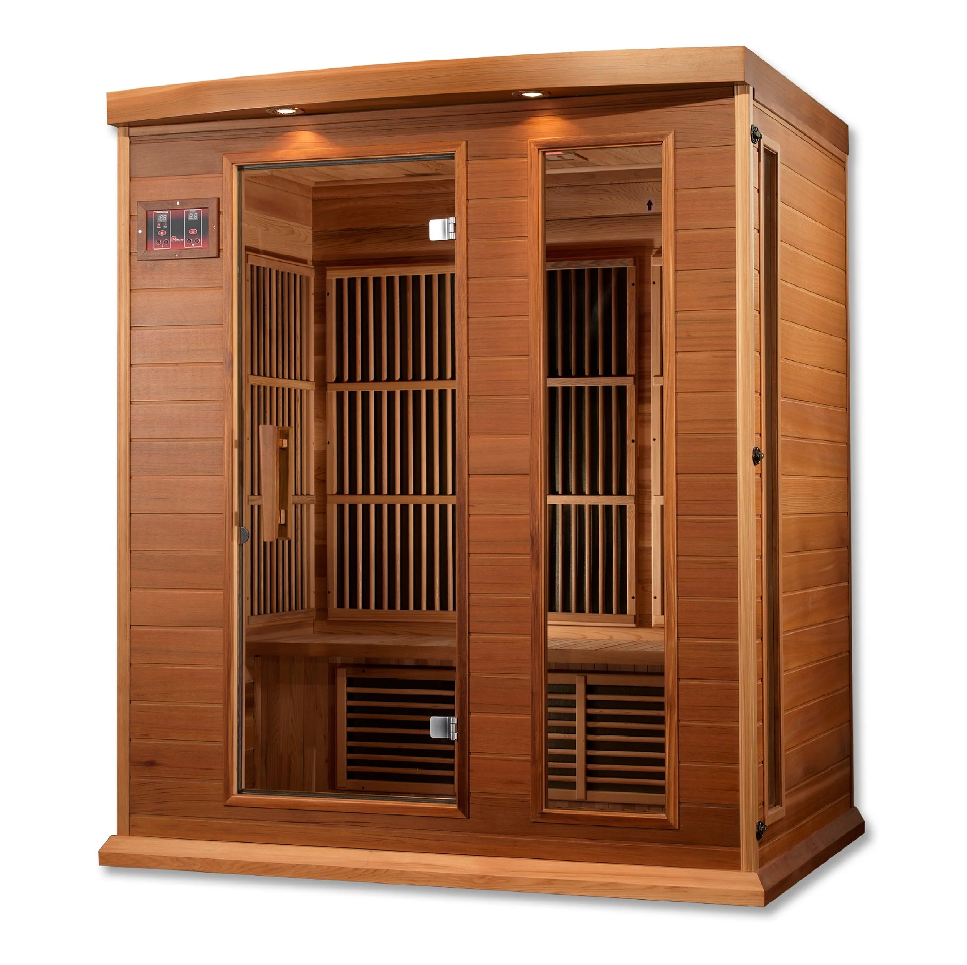 New 2026 Maxxus "Montilemar Edition" 3 Person Near Zero EMF FAR Infrared Sauna - Canadian Red Cedar - Image 2