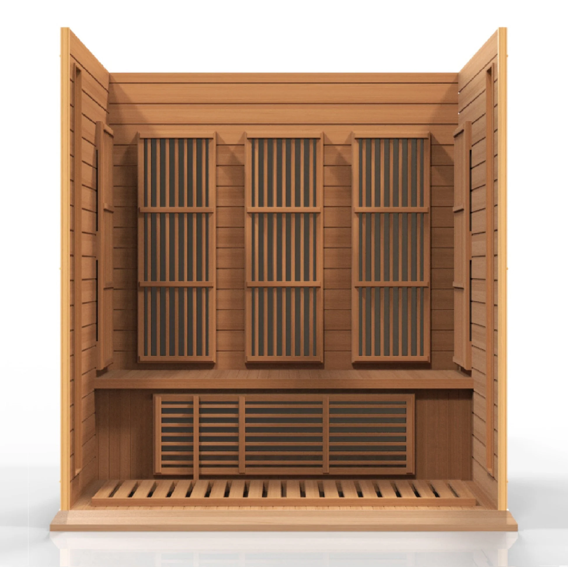 New 2026 Maxxus "Montilemar Edition" 3 Person Near Zero EMF FAR Infrared Sauna - Canadian Red Cedar - Image 4