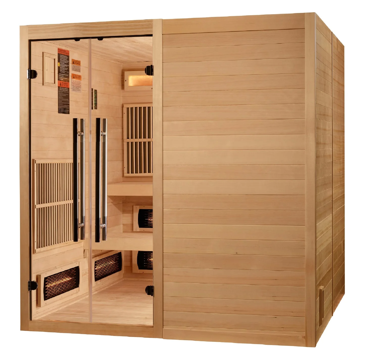 New 2026 Toledo GDI-8360-01 6 Per Hybrid Sauna (Indoor). Full Spectrum and Harvia Traditional Stove - Image 3