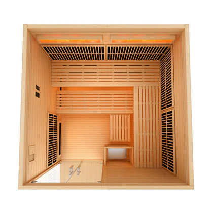 New 2026 Toledo GDI-8360-01 6 Per Hybrid Sauna (Indoor). Full Spectrum and Harvia Traditional Stove - Image 6