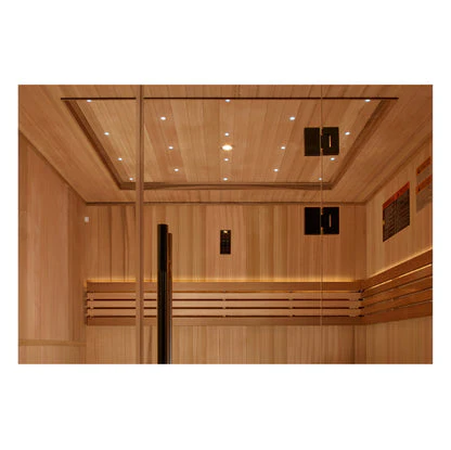 New 2026 Updated "Osla Edition" 6 Person Traditional Sauna - Canadian Red Cedar Interior and Pacific Premium Clear Cedar Exterior - Image 4