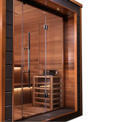New 2026 Bergen 6-Person Outdoor-Indoor Traditional Sauna - Image 4