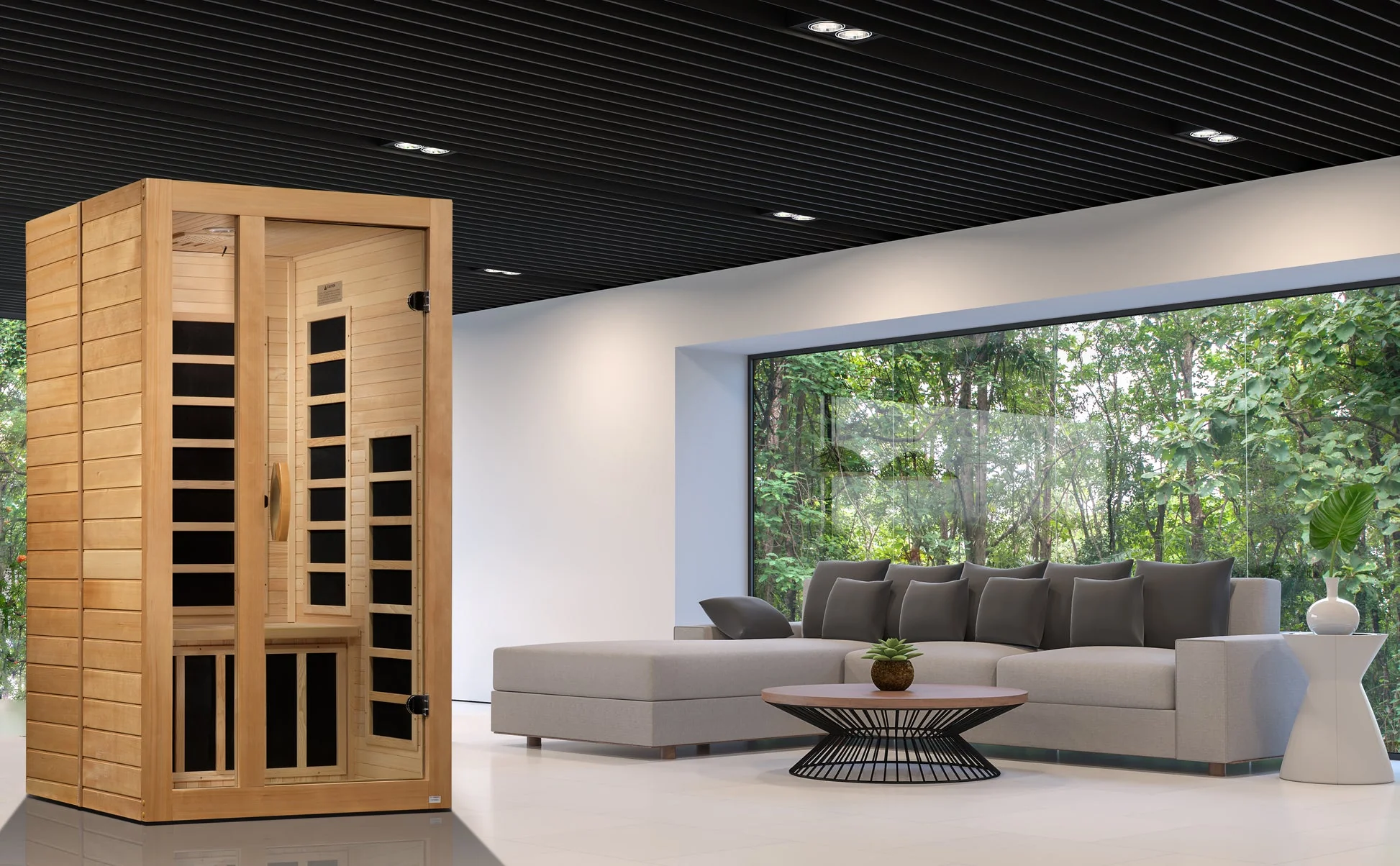 New 2026  Dynamic "Gracia" 1-2 Person Ultra Low EMF FAR IR Sauna (DYN-6119-01 Elite) - Image 5