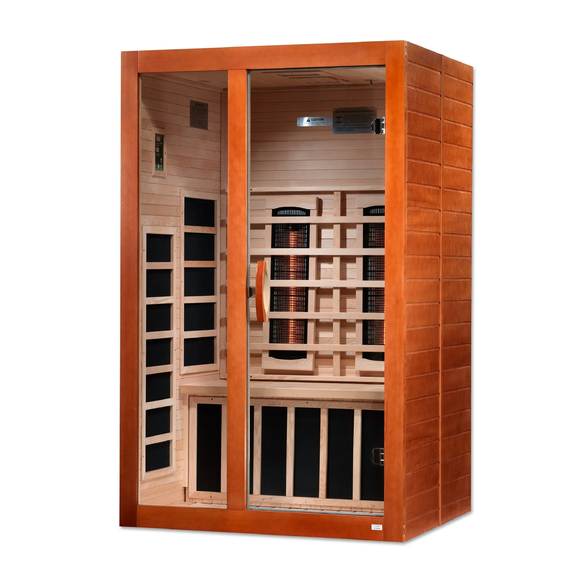 New 2026 Santiago 2 Person Full Spectrum Infrared Sauna - Canadian Hemlock - Image 2