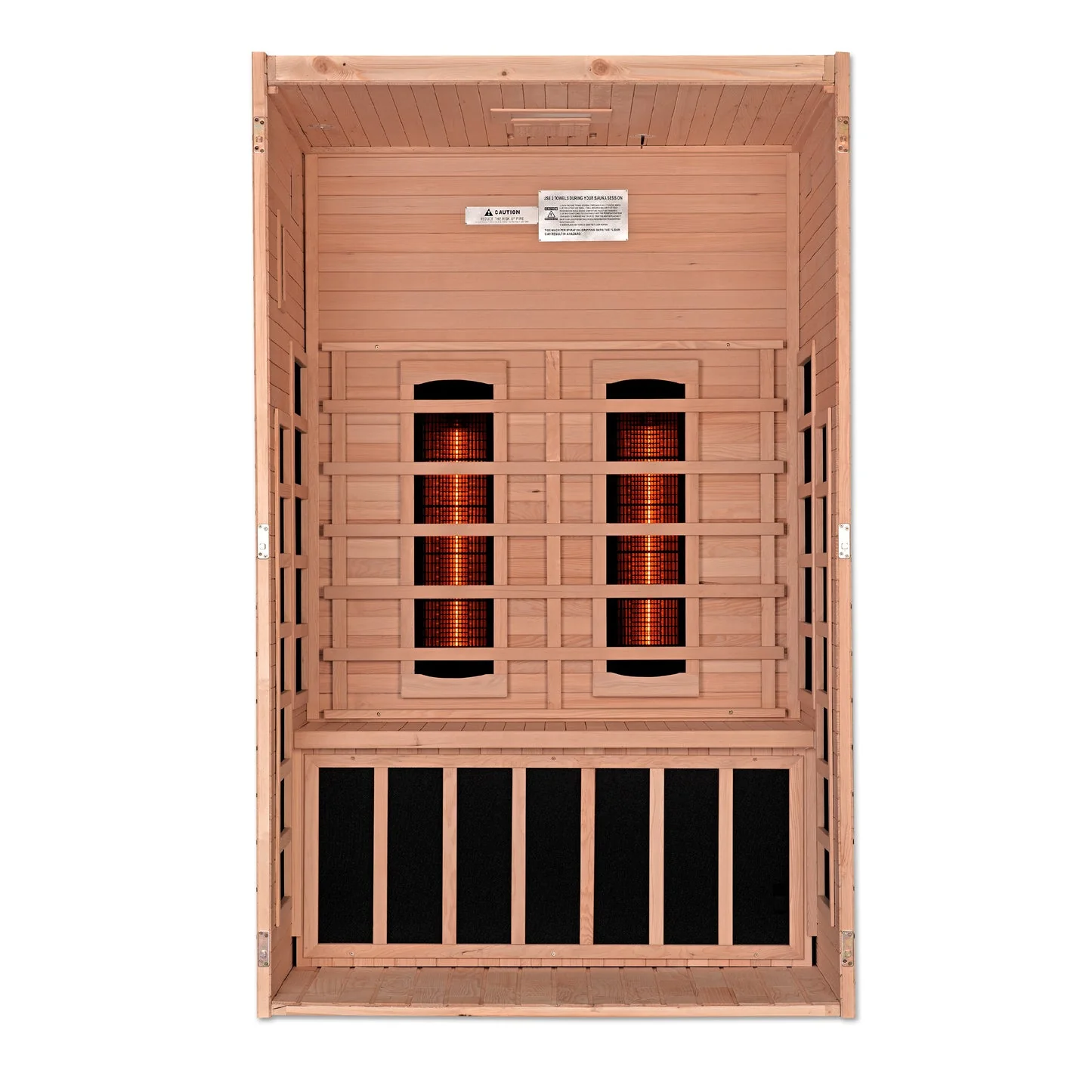 New 2026 Santiago 2 Person Full Spectrum Infrared Sauna - Canadian Hemlock - Image 4
