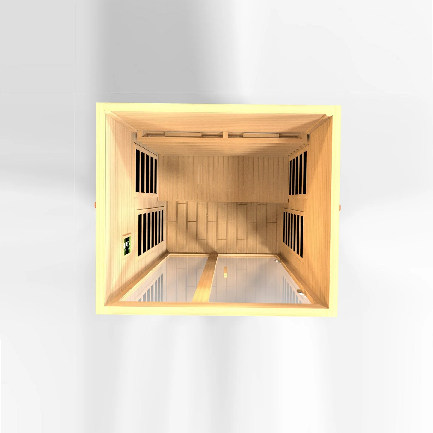 New 2026 Santiago 2 Person Full Spectrum Infrared Sauna - Canadian Hemlock - Image 6
