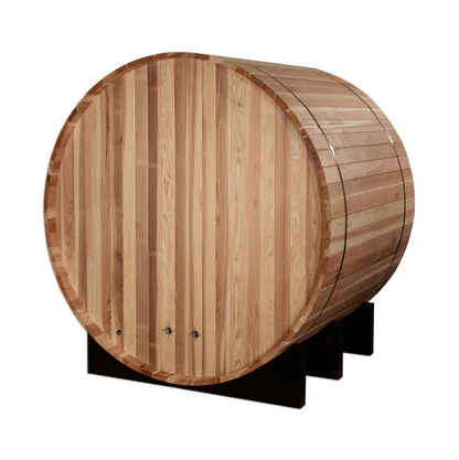 New 2026 "St. Moritz" 2 Person Barrel Traditional Sauna - Image 3