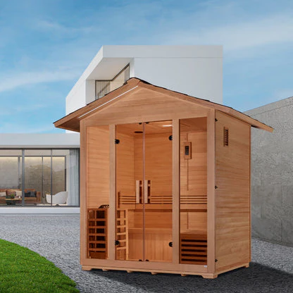 New 2026 "Vorarlberg" 5-Person Traditional Outdoor Sauna - Image 5