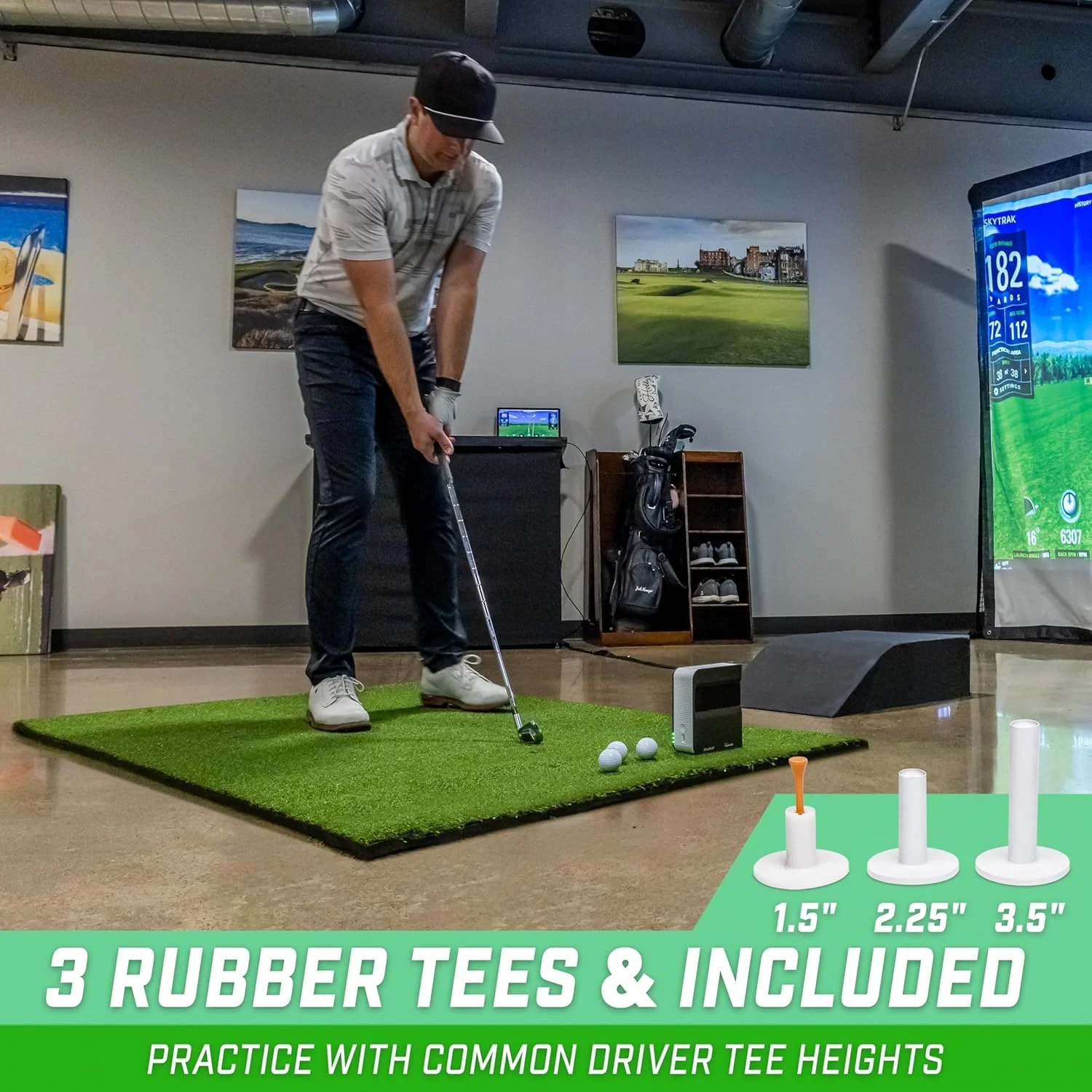 Golf 5x5 Pro Hitting Mat - Image 5