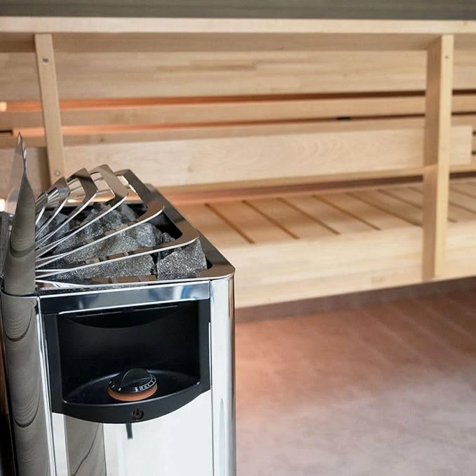 Harvia 6.0kW Stainless Steel Wall Heater | Built-in Controls - Image 2