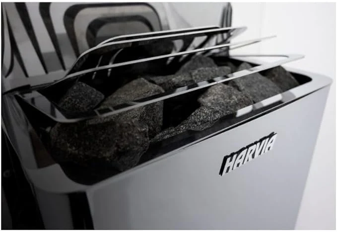 Harvia 6.0kW Stainless Steel Wall Heater | Built-in Controls - Image 3