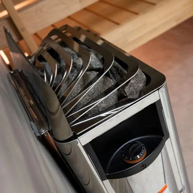 Harvia 6.0kW Stainless Steel Wall Heater | Built-in Controls - Image 4