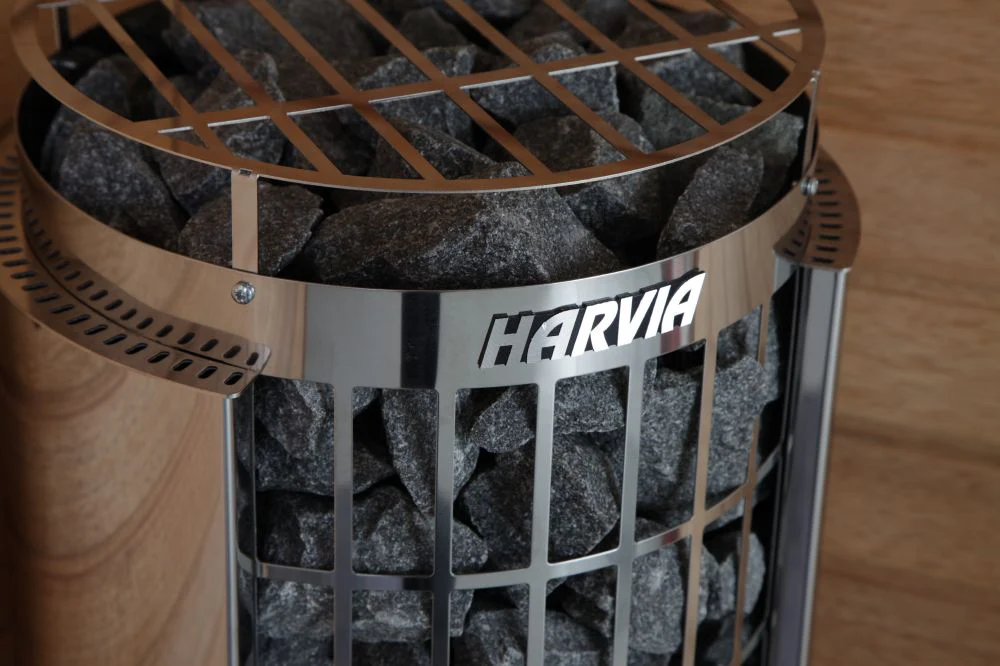Harvia 8.0kW Stainless Steel Cilindro Heater | Built-in Controls - Image 5