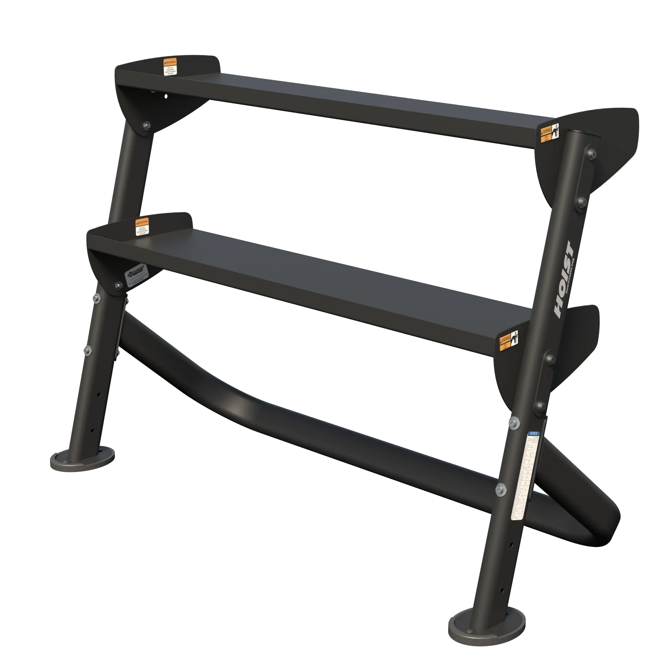 Hoist Fitness 48” HORIZONTAL DUMBBELL RACK (2-Tier)