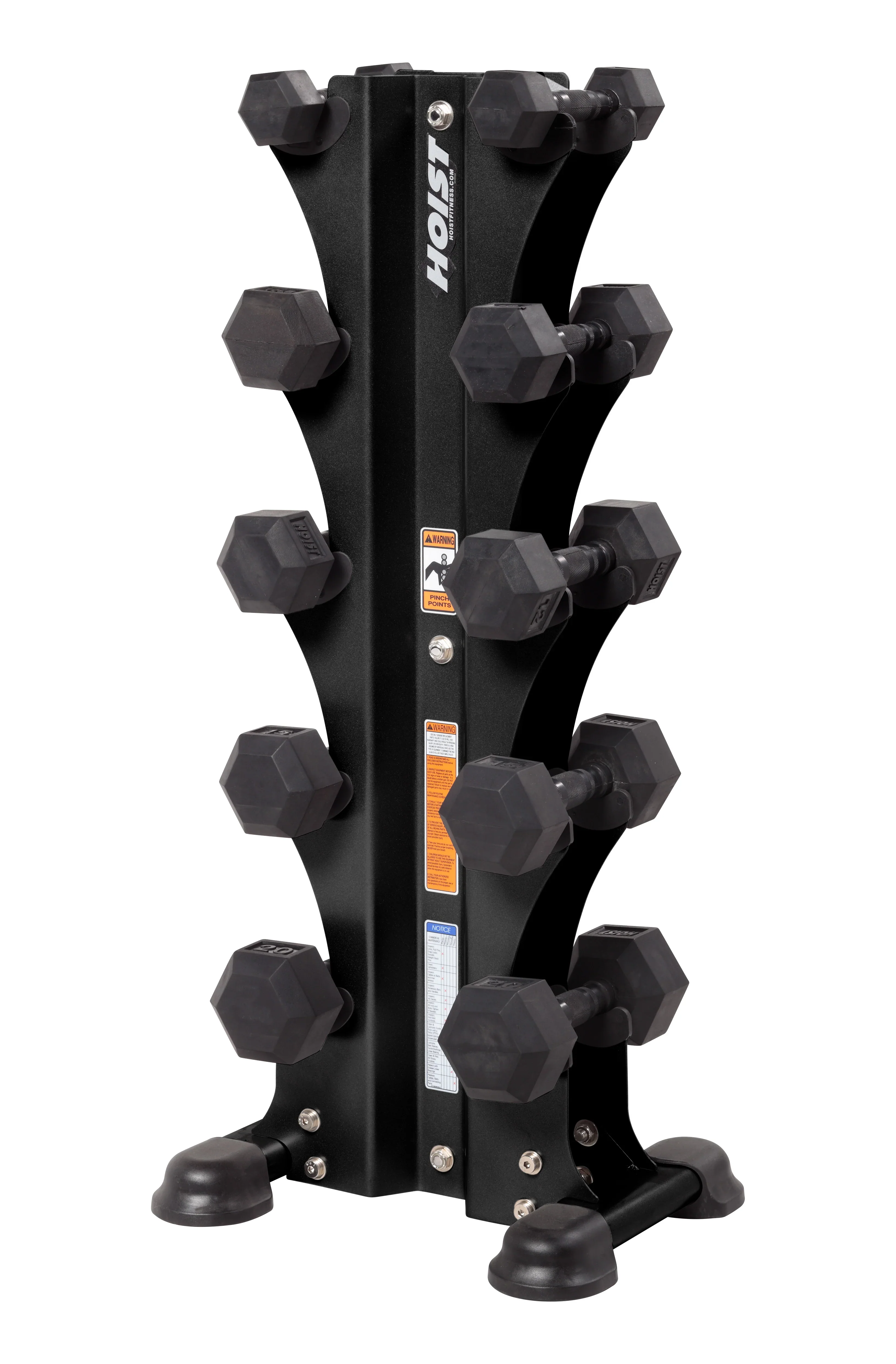 Hoist Fitness 5 Pair Vertical Dumbbell Rack (Dumbbells Not Included) - Image 3