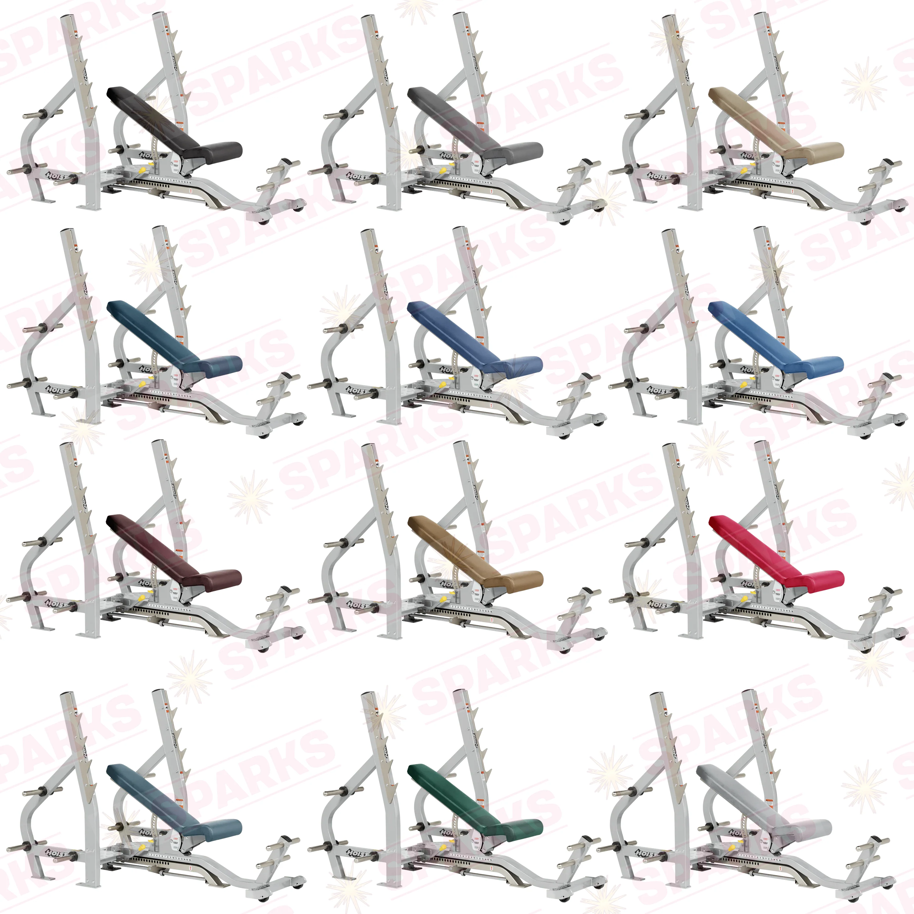 Hoist Fitness Commercial 3-Way Olympic Bench - Image 5