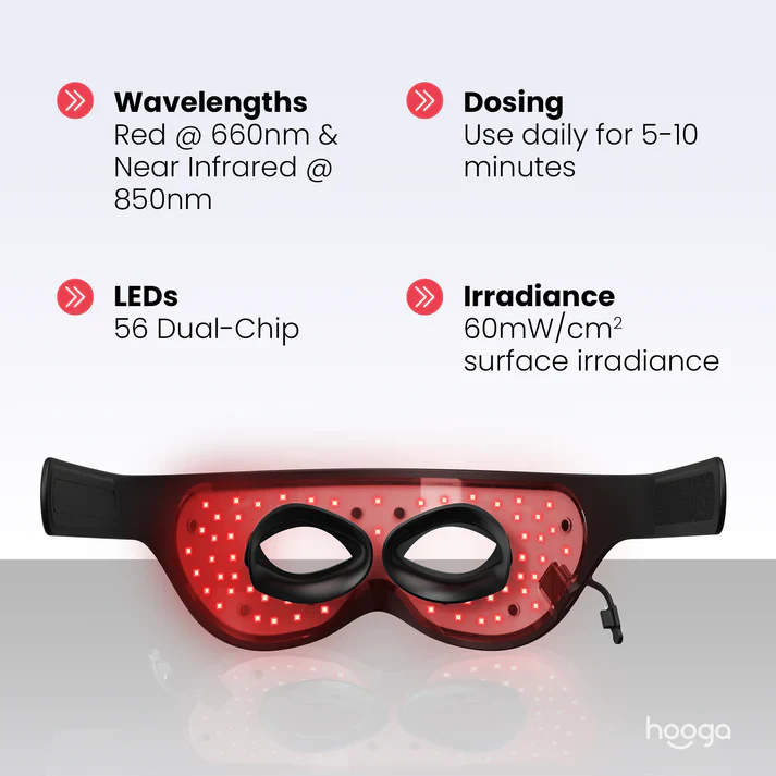Hooga Red Light Therapy Eye Mask - Image 2