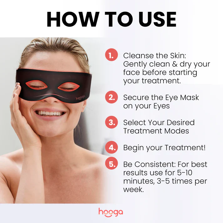 Hooga Red Light Therapy Eye Mask - Image 6