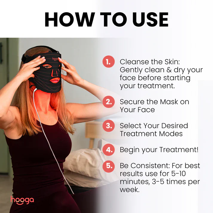 Hooga Red Light Therapy Face Mask - Image 6