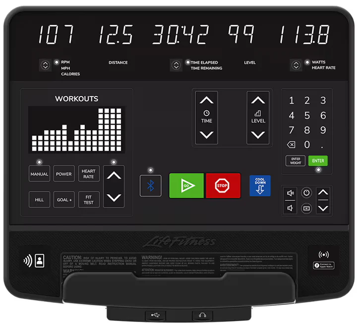 Life Fitness Club Series + Recumbent Lifecycle Bike - Image 7