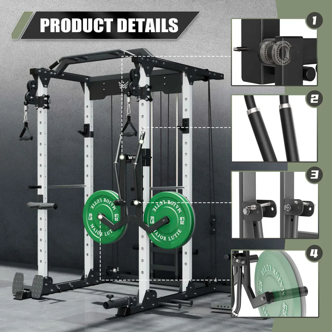 Major Fitness Shoulder Lateral Raise Attachment - Image 2