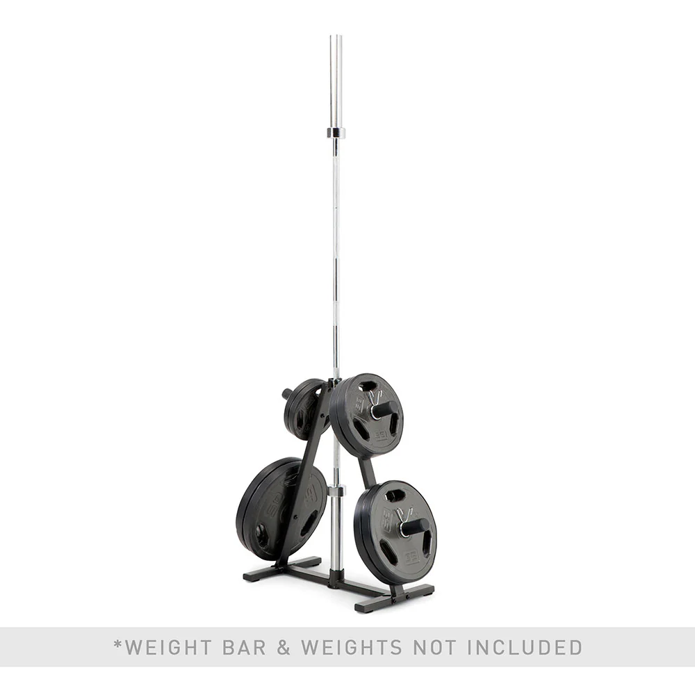 Marcy A-Frame Olympic Weight Plate Tree & Vertical Bar Holder | PT-5740 - Image 4