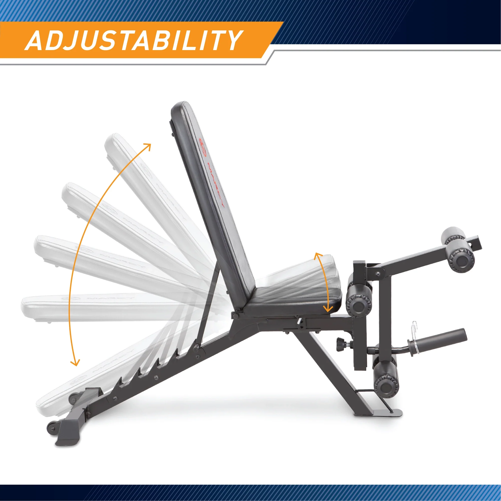Marcy Deluxe Utility Weight Bench SB-350 - Image 3