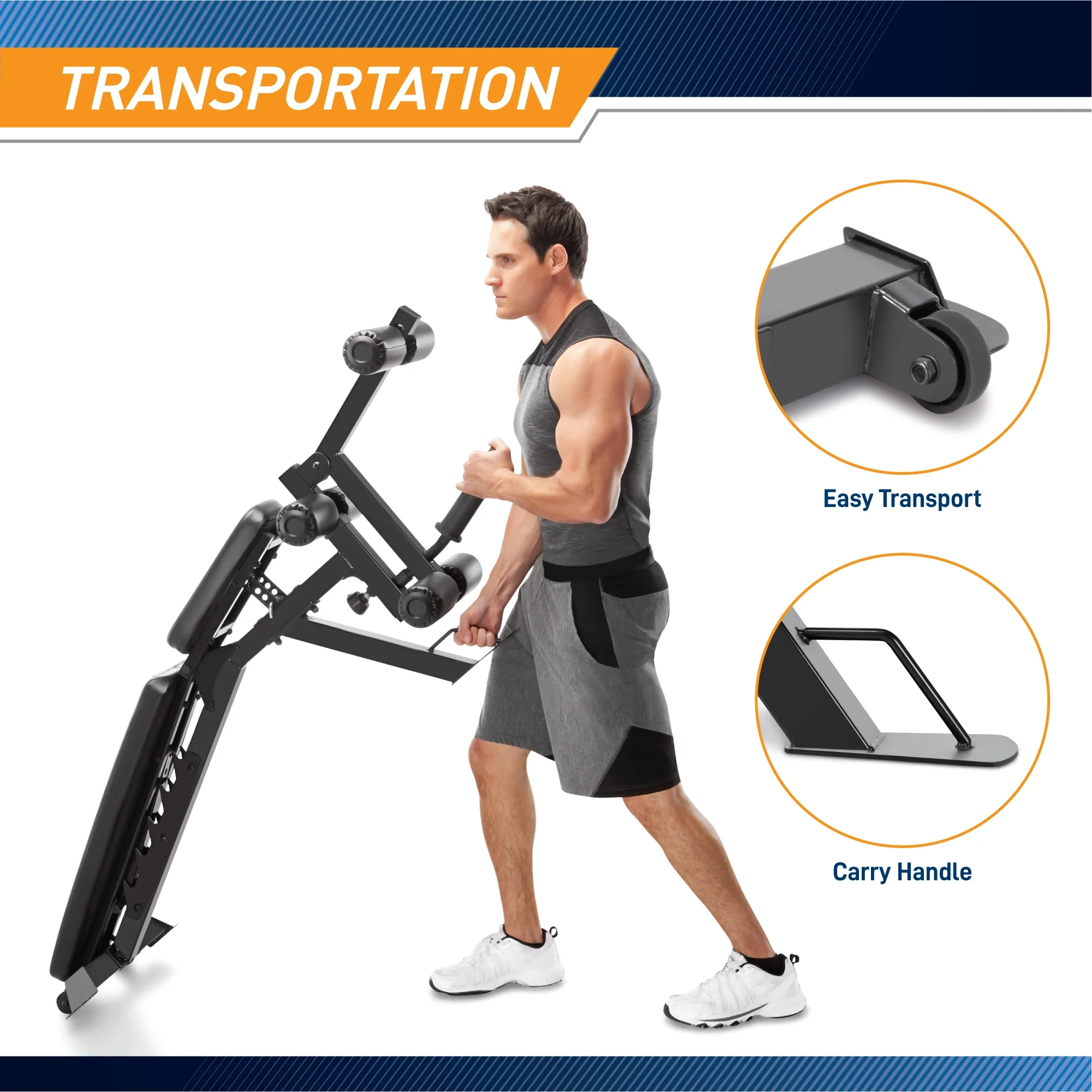 Marcy Deluxe Utility Weight Bench SB-350 - Image 6