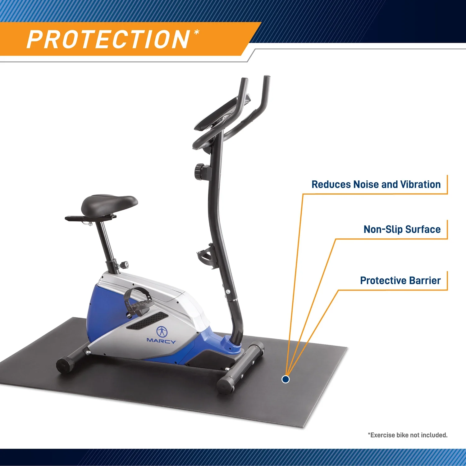 Marcy Fitness Equipment Mat and Floor Protector for Treadmills and more | MAT-365 - Image 6