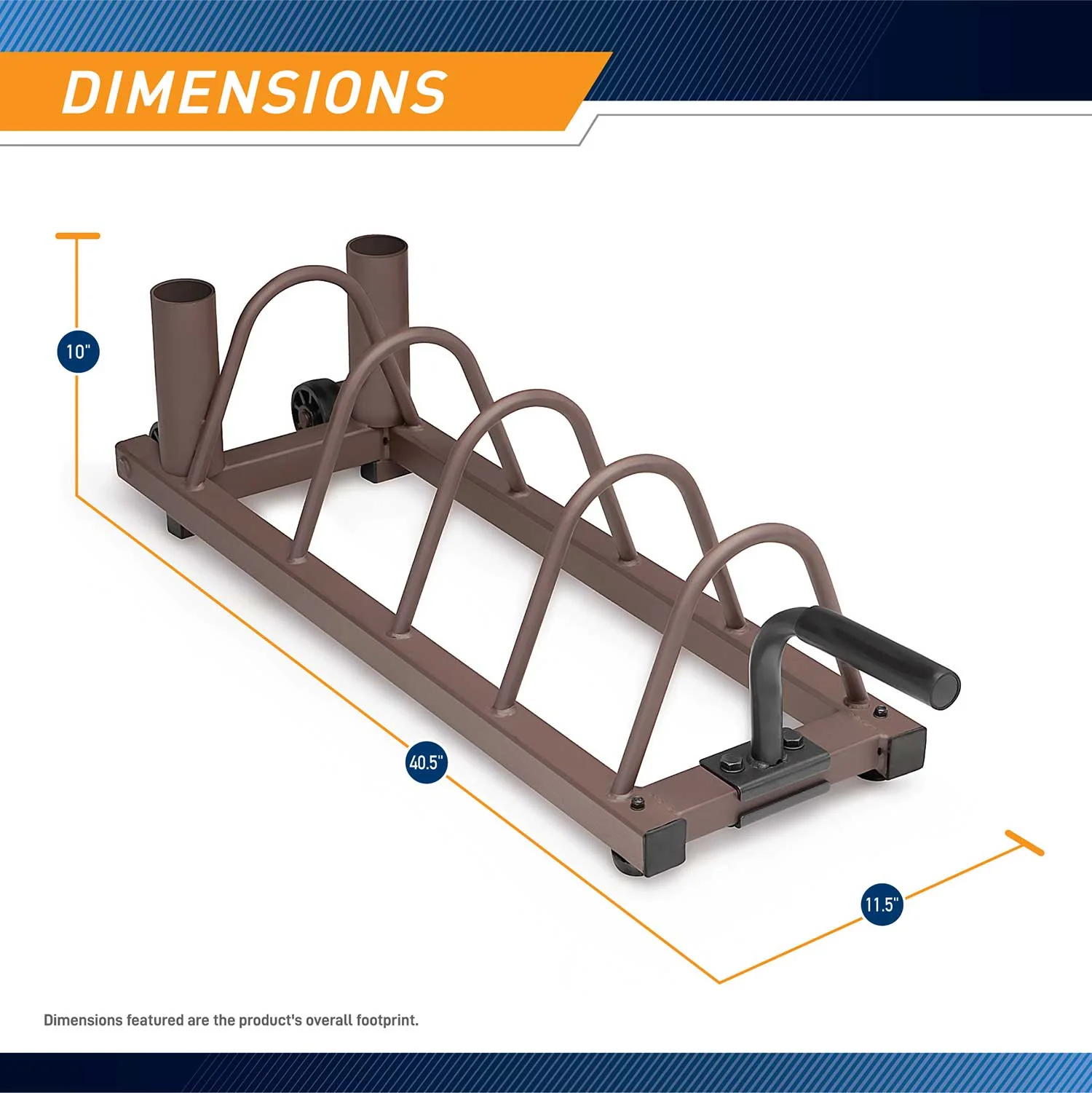 Marcy Horizontal Plate Rack | SteelBody STB-0130 - Image 3