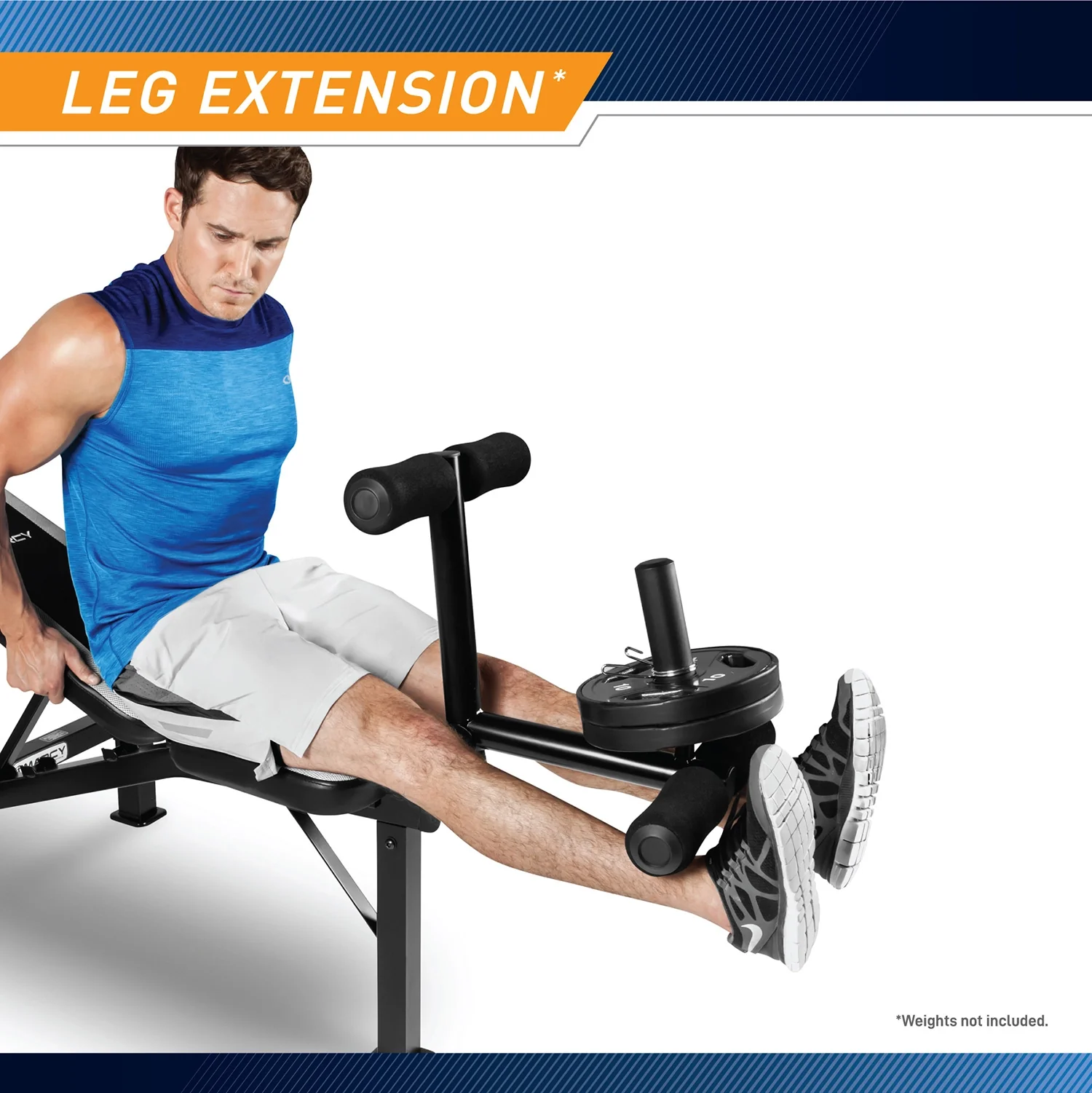 Marcy Olympic Multipurpose Weightlifting Workout Bench| MWB-4491 - Image 8