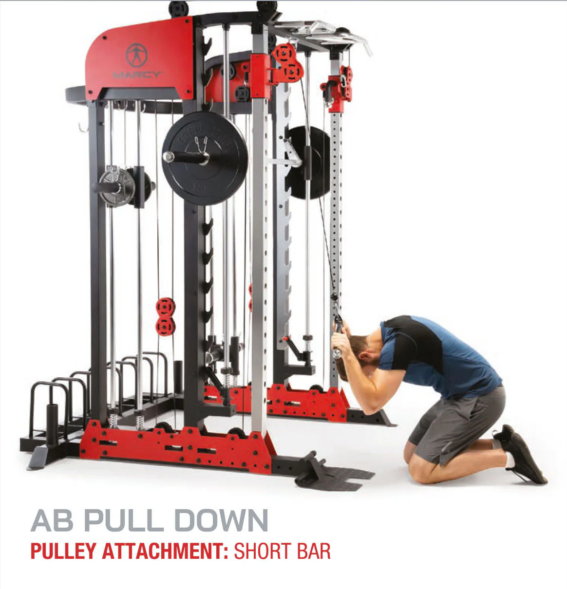 Marcy Pro Deluxe Smith Cage Home Gym System – SM-7553 - Image 16