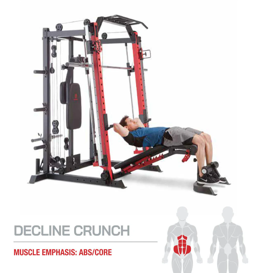 Marcy Smith Machine / Cage System with Pull-Up Bar and Landmine Station | SM-4033 - Image 16