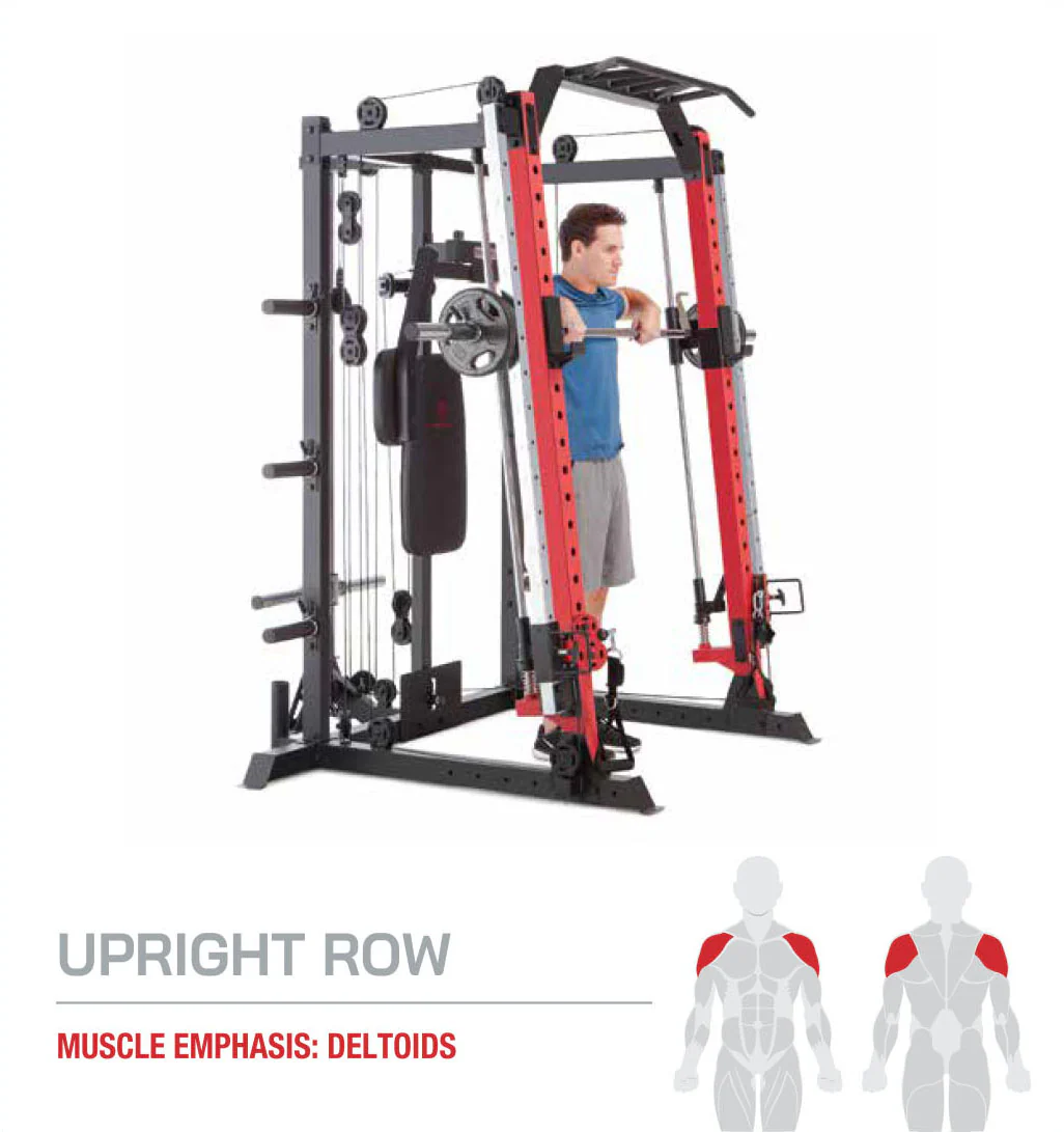 Marcy Smith Machine / Cage System with Pull-Up Bar and Landmine Station | SM-4033 - Image 23