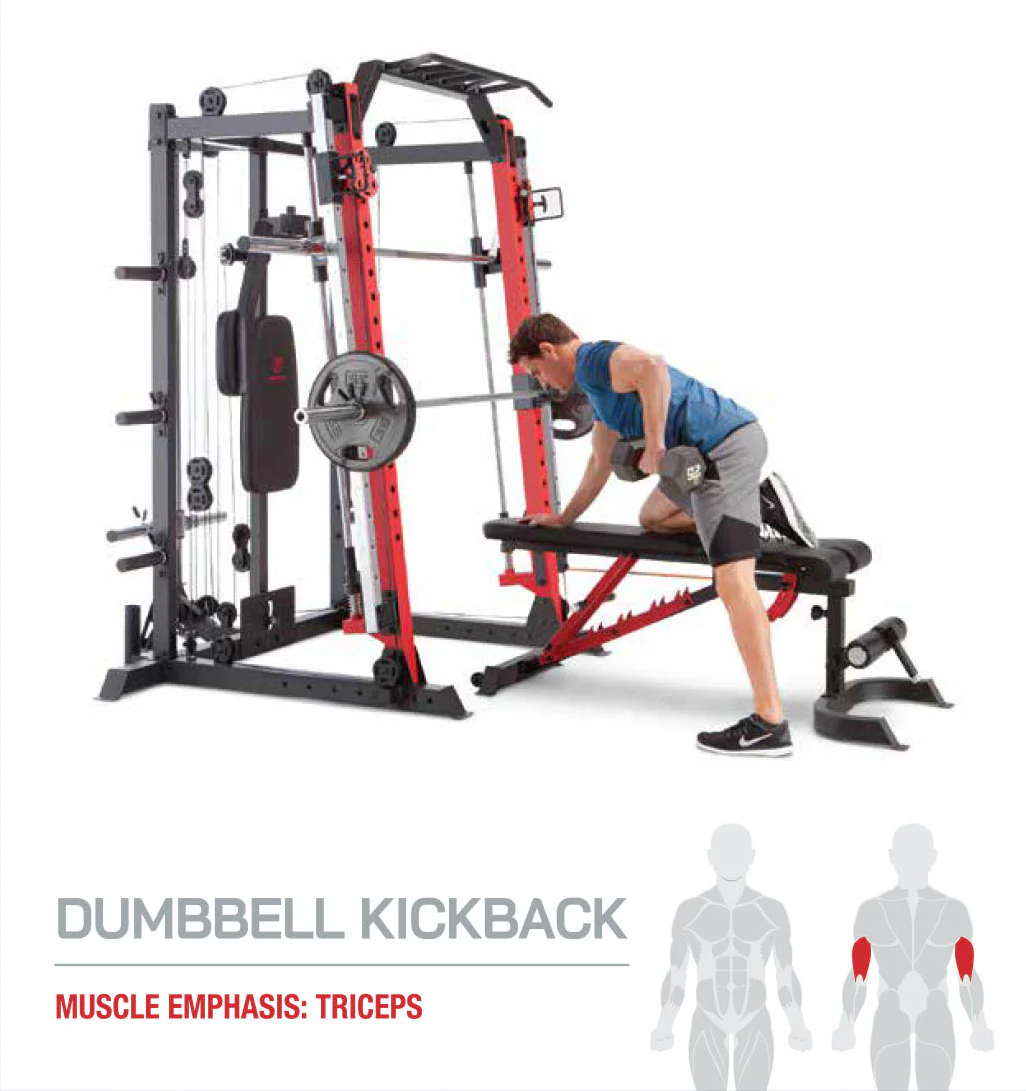 Marcy Smith Machine / Cage System with Pull-Up Bar and Landmine Station | SM-4033 - Image 25