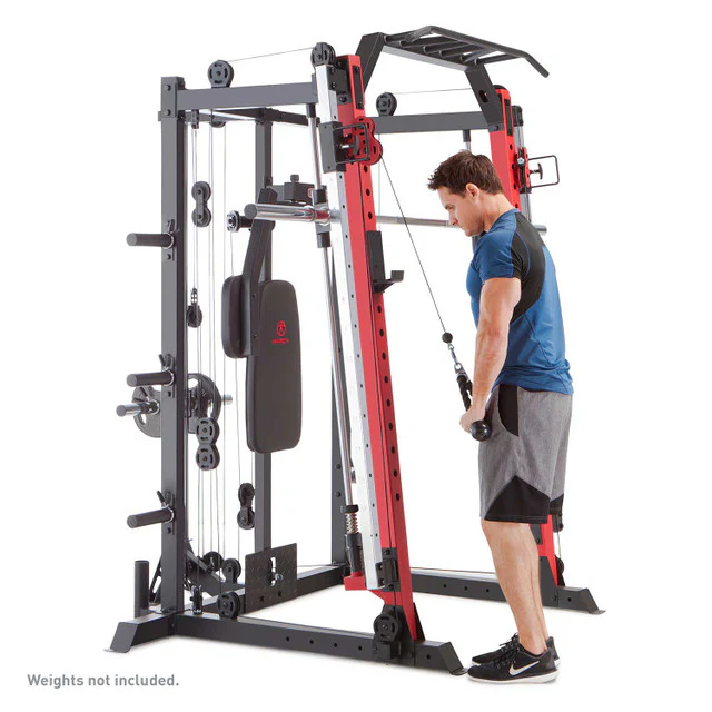 Marcy Smith Machine / Cage System with Pull-Up Bar and Landmine Station | SM-4033 - Image 9