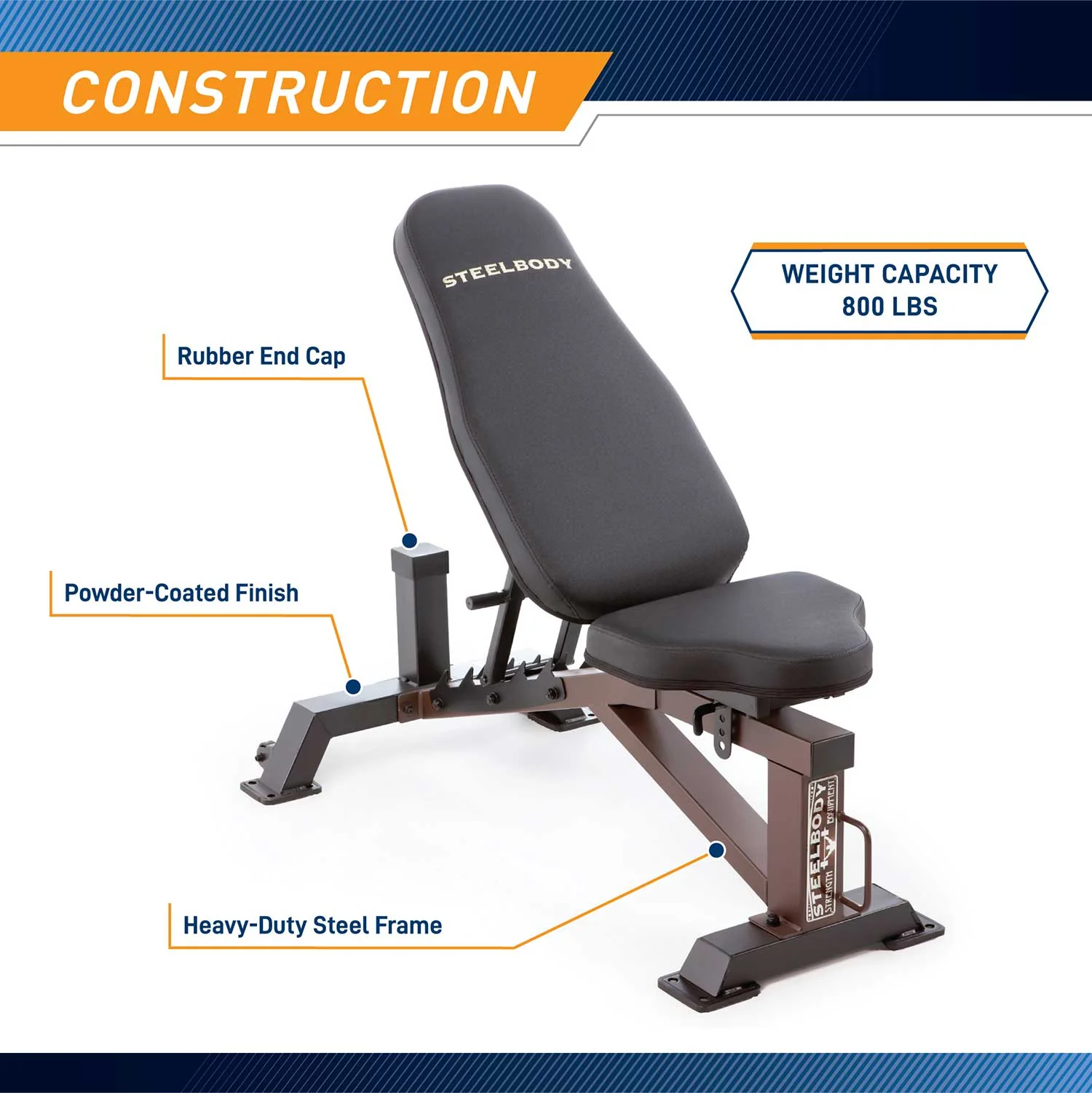 Marcy Utility Bench | SteelBody STB-10105 - Image 4