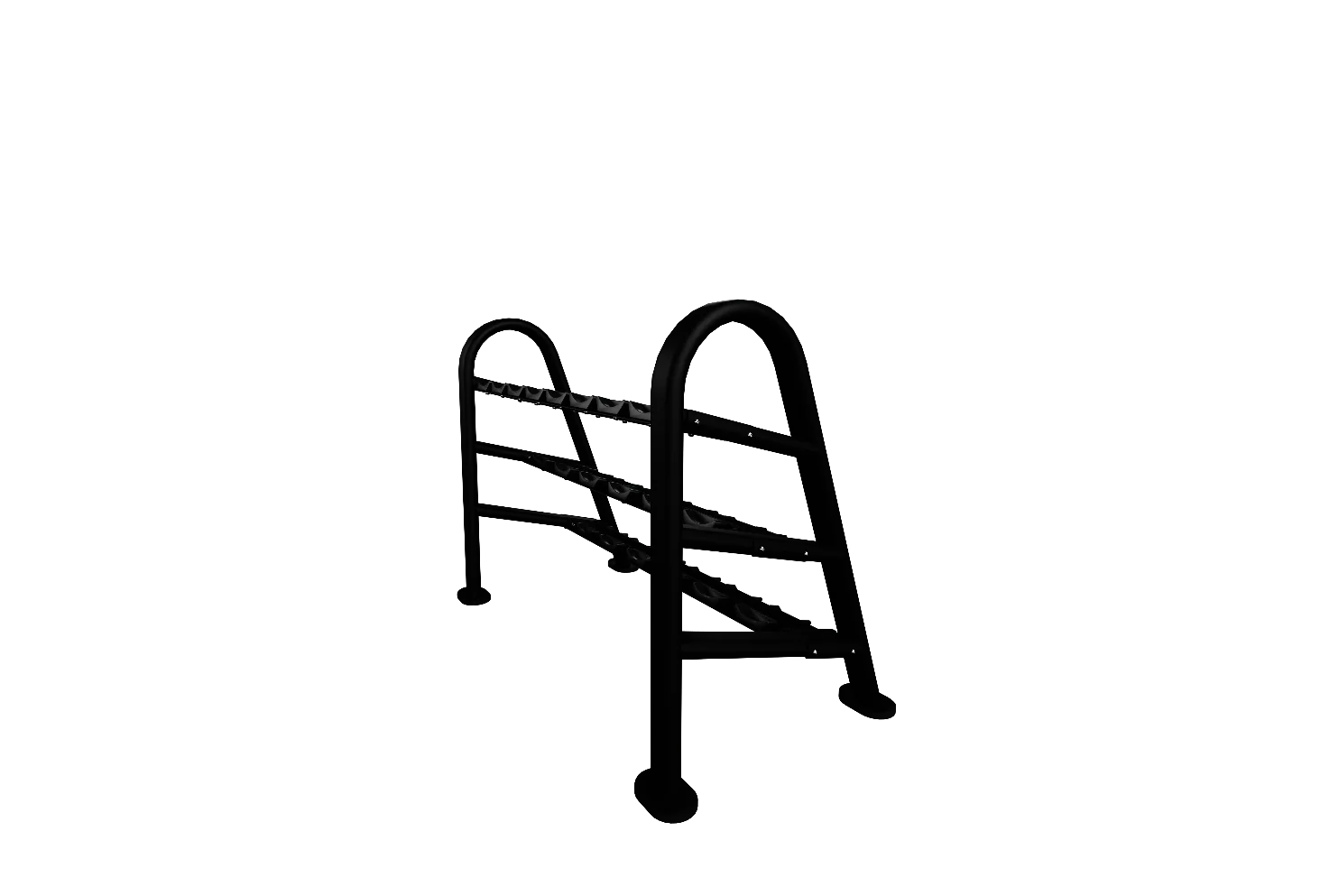 Nautilus Instinct® Dumbbell Rack 10-Pair/3 Tier - Image 3