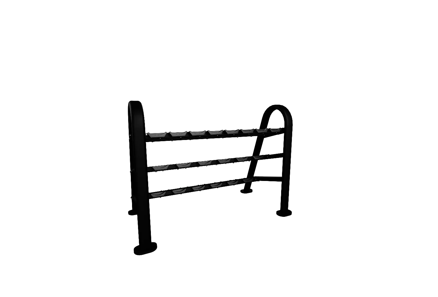 Nautilus Instinct® Dumbbell Rack 10-Pair/3 Tier - Image 5