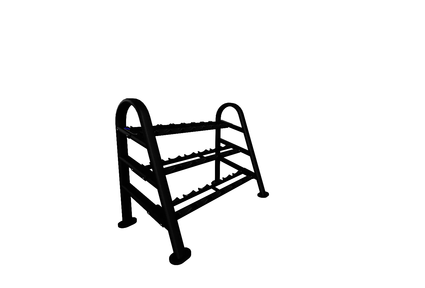 Nautilus Instinct® Dumbbell Rack 10-Pair/3 Tier - Image 6